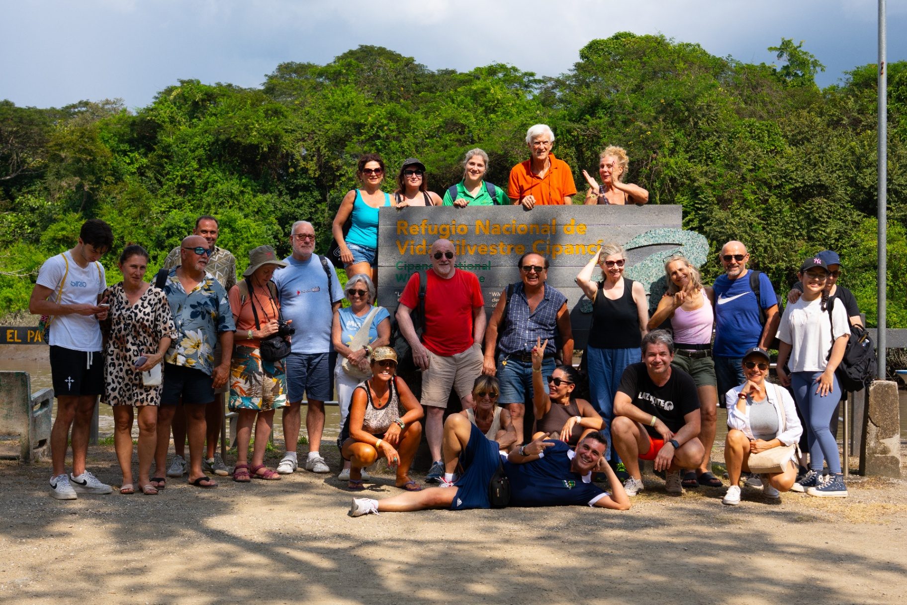Gruppo di clienti Flor de Pacifico in Costa Rica